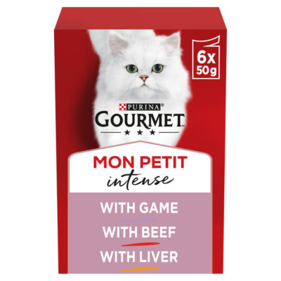 Gourmet Mon Petit Cat Food Pouches Mixed 