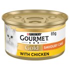 Gourmet Gold Savoury Cake Chicken Wet Cat Food 