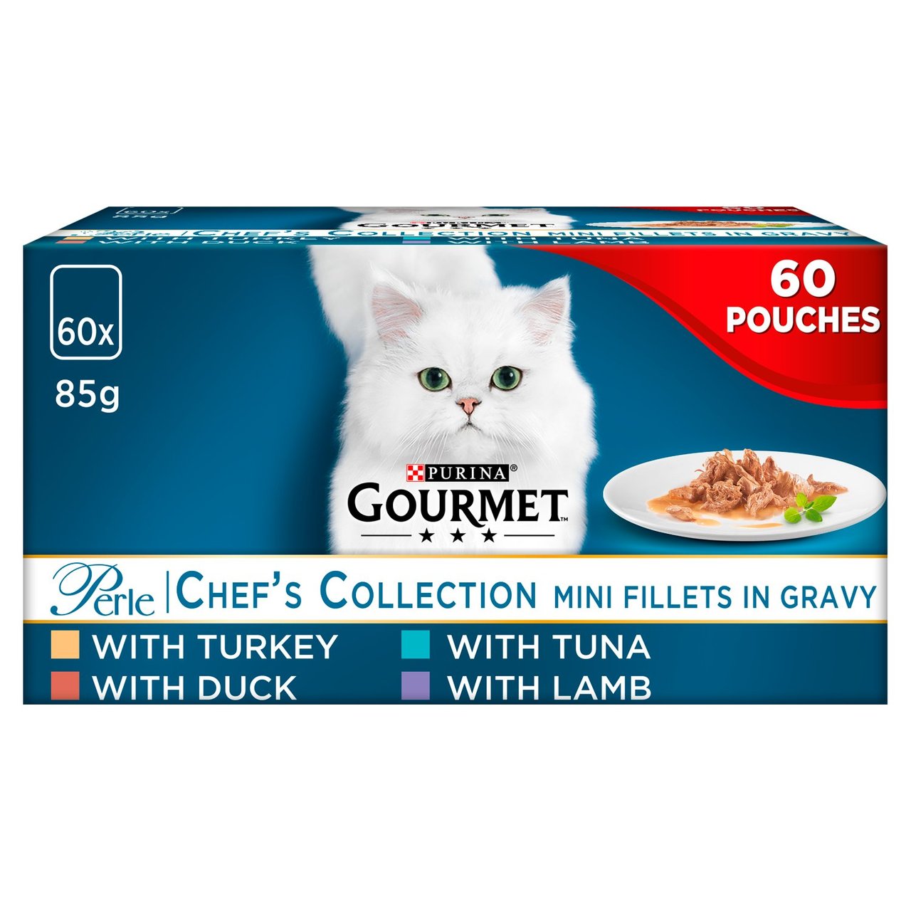 Gourmet Perle Chef's Collection in Gravy Wet Cat Food