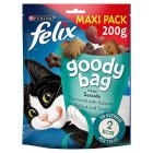 Felix Goody Bag Seaside Salmon Pollock & Trout Cat Treats