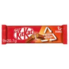 KitKat 2 Finger Orange Chocolate Biscuit Bar Multipack x9 186.3g