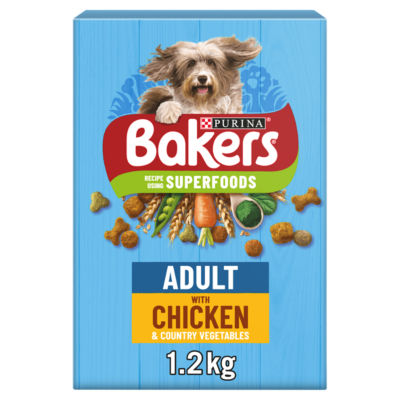 Bakers Dry Dog Food Chicken & Veg 1.2kg