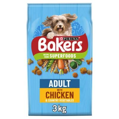 Bakers Dry Dog Food Chicken & Veg 3kg