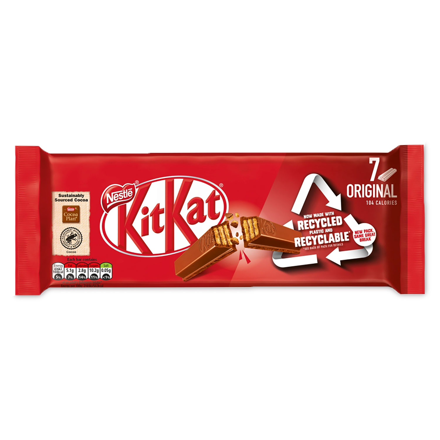 Kitkat 2 Finger Original (144.9g) 7 X 20.7g