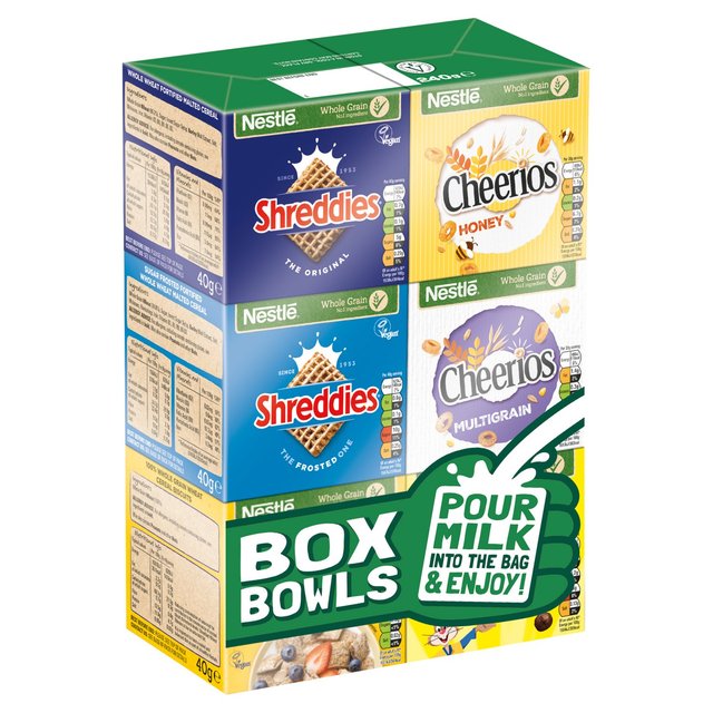 Nestle Box Bowls Cereals 6 Pack 214g