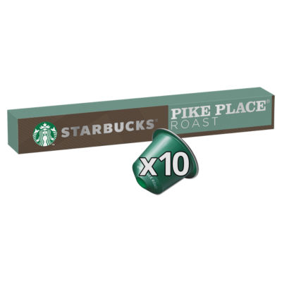 Starbucks By Nespresso Pike Place Lungo Coffee Pods 10 Capsules