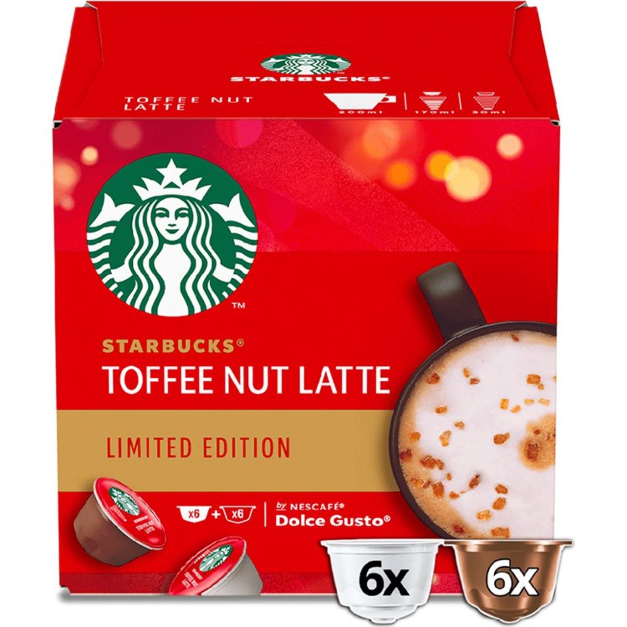 Starbucks Toffee Nut Latte by Nescafe Dolce Gusto Coffee Pods