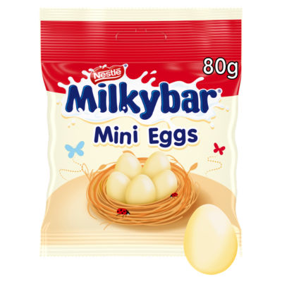 Milkybar White Chocolate Mini Eggs Sharing Bag