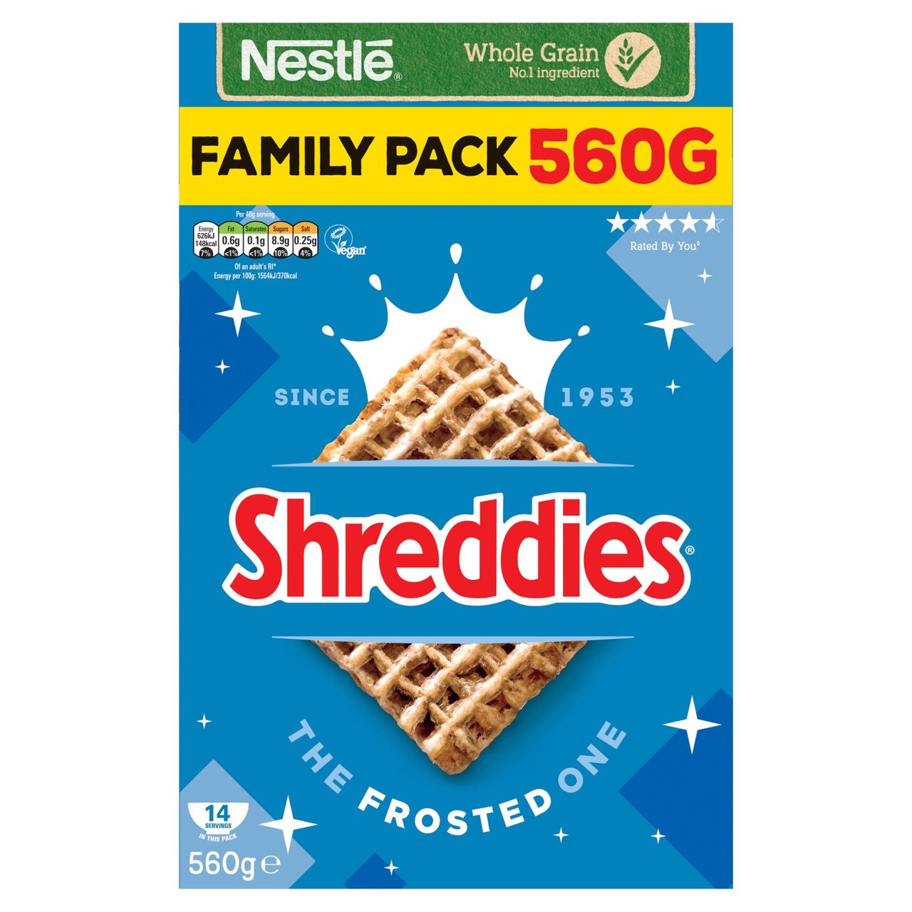 Nestle Shreddies The Frosted One Cereal