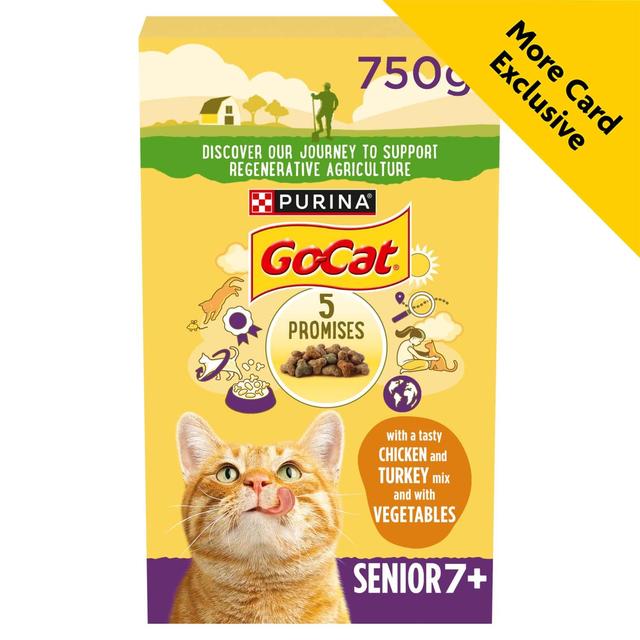 Go-Cat Senior Chicken and Turkey Dry Cat Food 