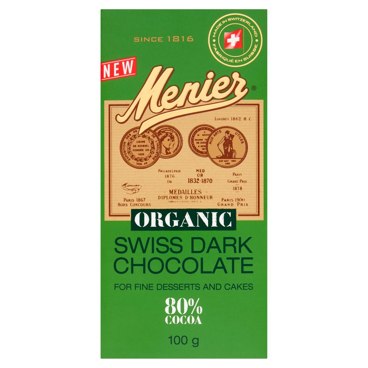 Menier organic 80% Dark Chocolate