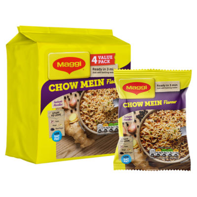 Maggi Instant Noodles Chow Mein Flavour 4 x 59.2g