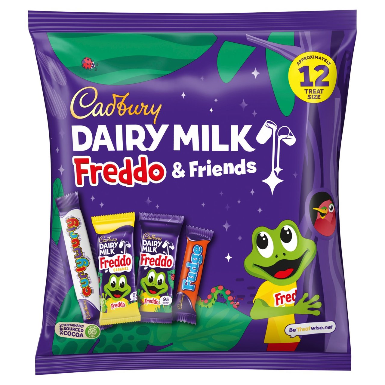 Cadbury Dairy Milk Freddo & Friends Treat Size Chocolate Bars Multipack 1 X 191g