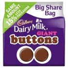 Cadbury Dairy Milk Giant Buttons Chocolate Big Share Bag 240g