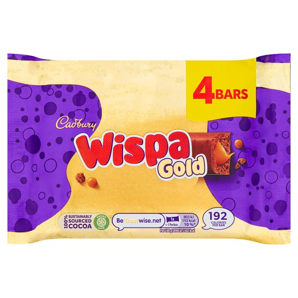 Cadbury Wispa Gold Chocolate Bar Multipack