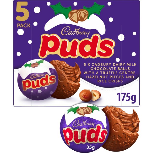 Cadbury Puds 5x35g