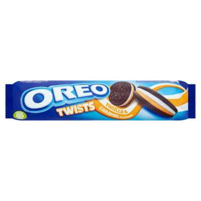 OREO twists vanilla caramel flavour Biscuit 157g