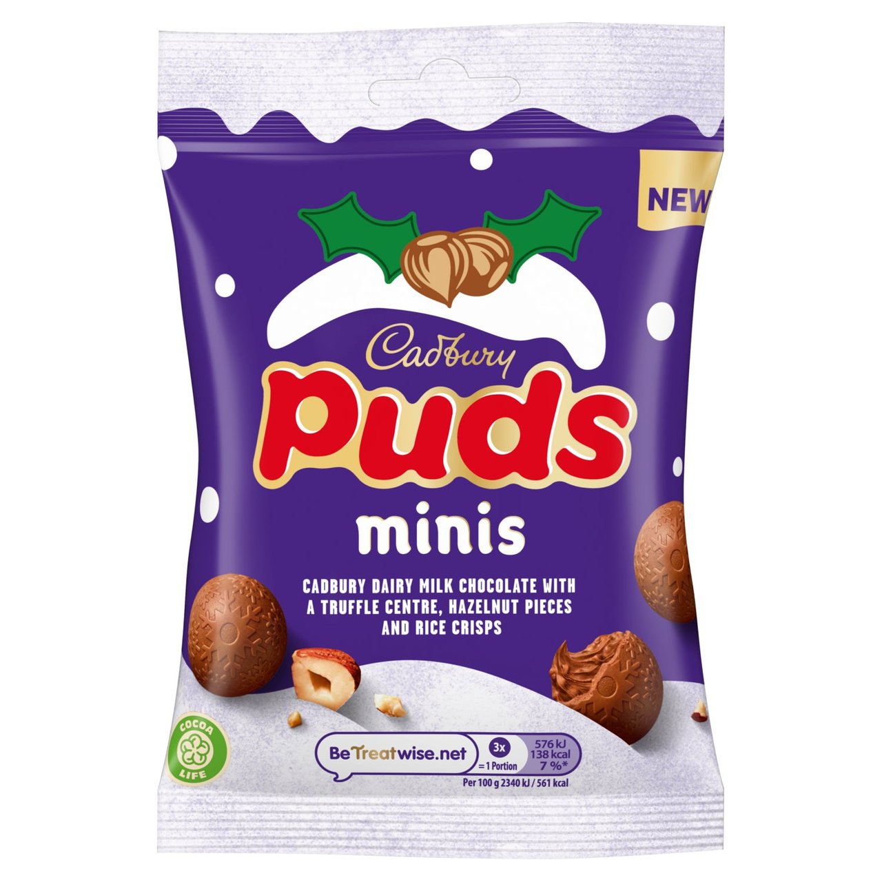 Cadbury Puds Minis 73g