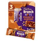 Cadbury Brunch Nuts Peanut & Almond Cereal Bar Multipack 3 per pack