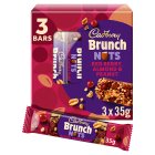 Cadbury Brunch Nuts Cranberry & Almond Cereal Bar 3 x 35g