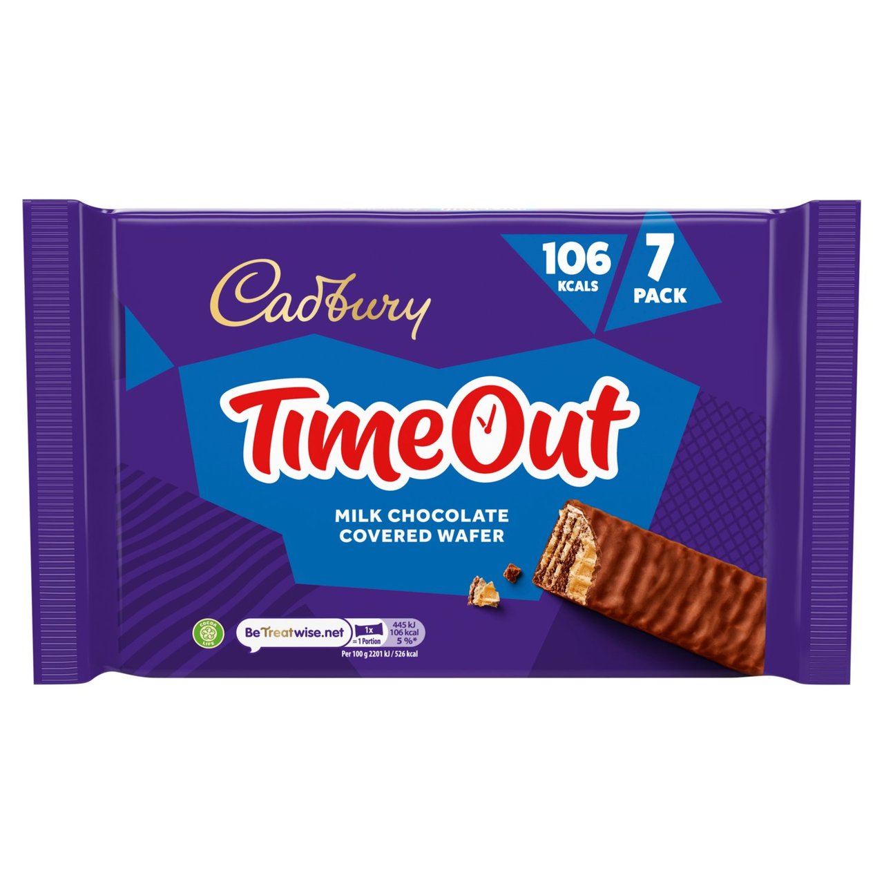 Cadbury Time Out Milk Chocolate Wafer Bar Multipack