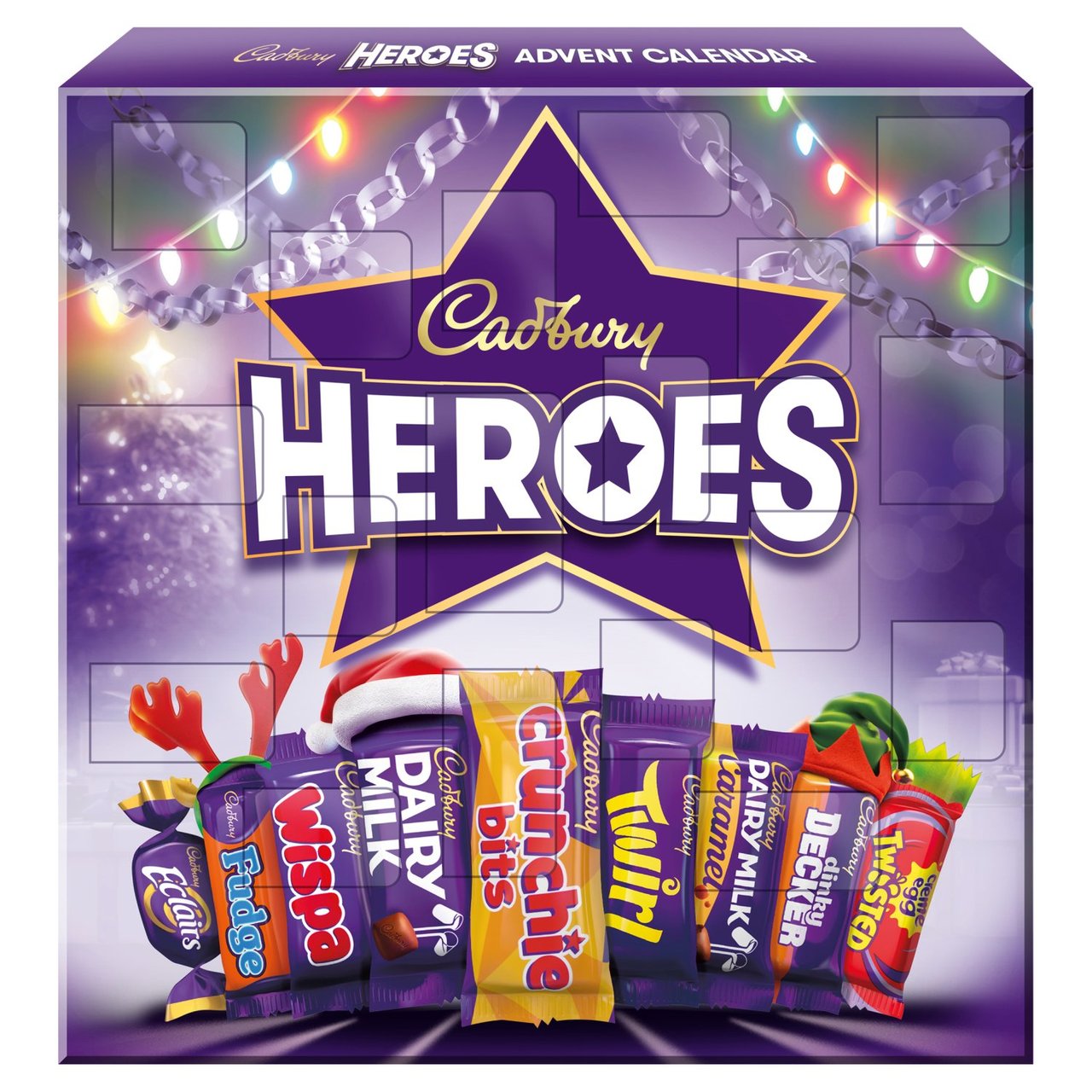 Cadbury Heroes Chocolate Christmas Advent Calendar 230g