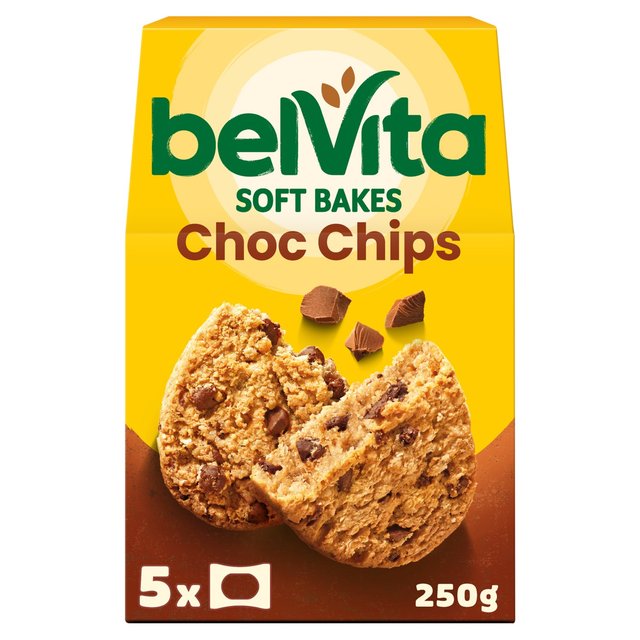 Belvita Soft Bake Choc Chip Bars Multipack  5 x 250g