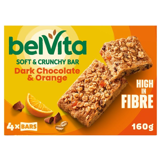 Belvita Baked Bar Orange and Chocolate  4 x 40g