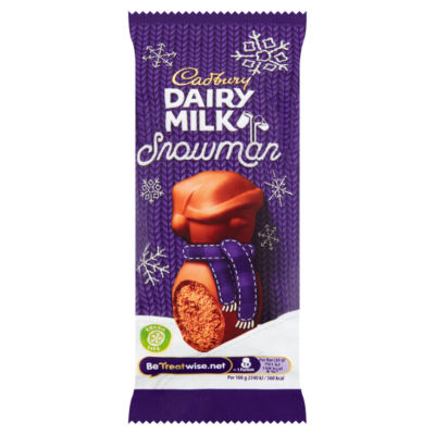 Cadbury Dairy Milk Mousse Snowman Chocolate 30g