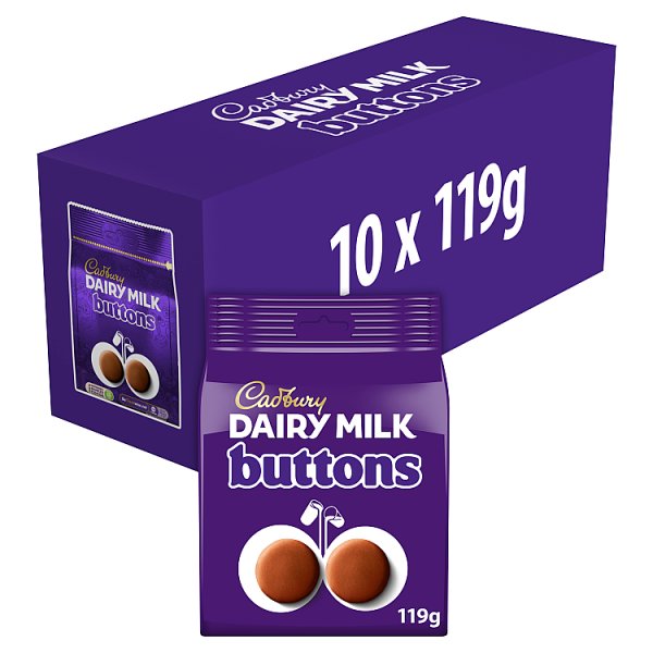 Cadbury Dairy Milk Giant Buttons Chocolate Bag 119g