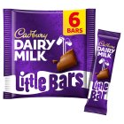 Cadbury Dairy Milk Little Bars Chocolate Bars 6 Pack Multipack 108g