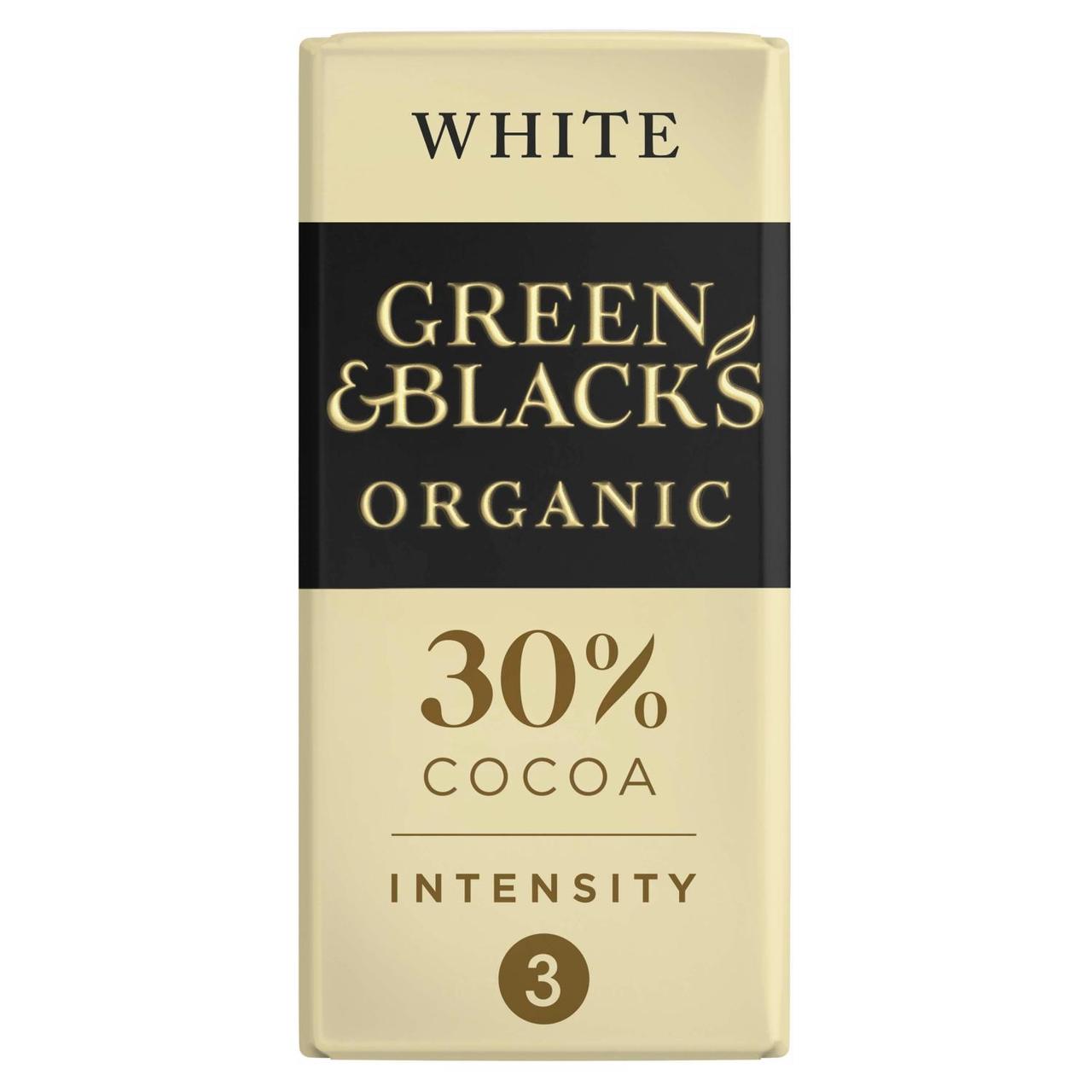 Green & Black's Organic White Chocolate Bar