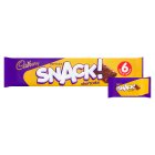 Cadbury Snack Shortcake Chocolate Biscuit 6 Pack