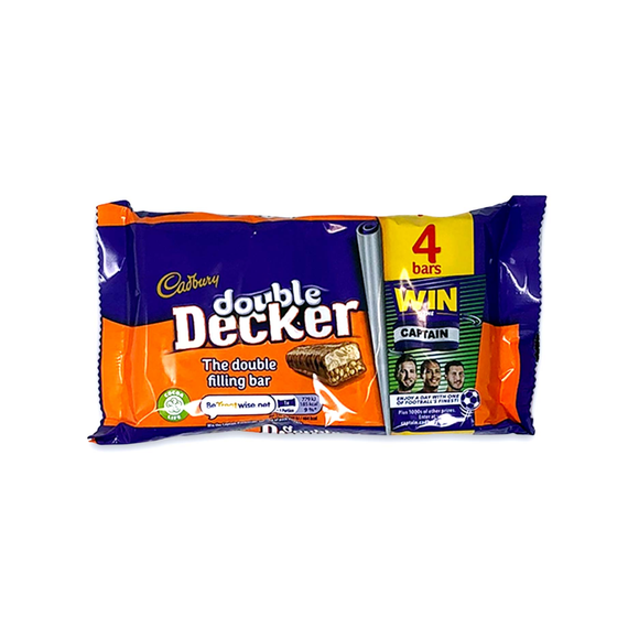 Cadbury Double Decker Chocolate Bar 4 Pack