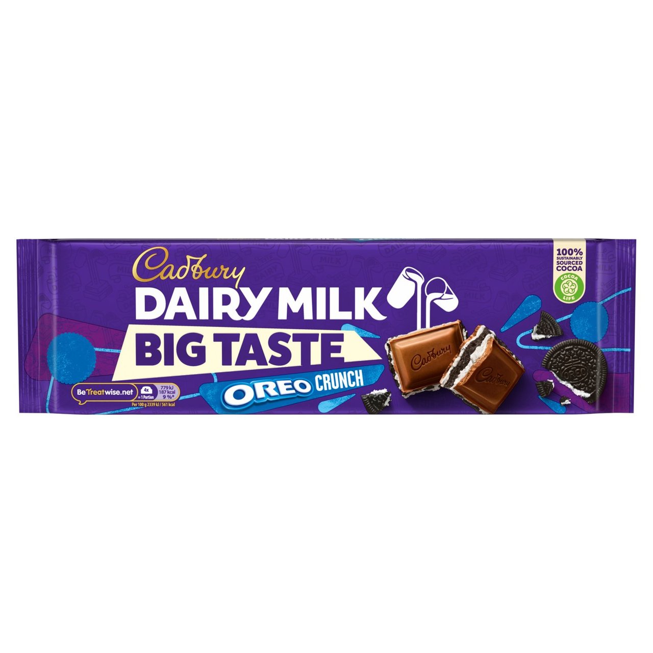 Cadbury Big Taste Oreo Crunch Chocolate Bar