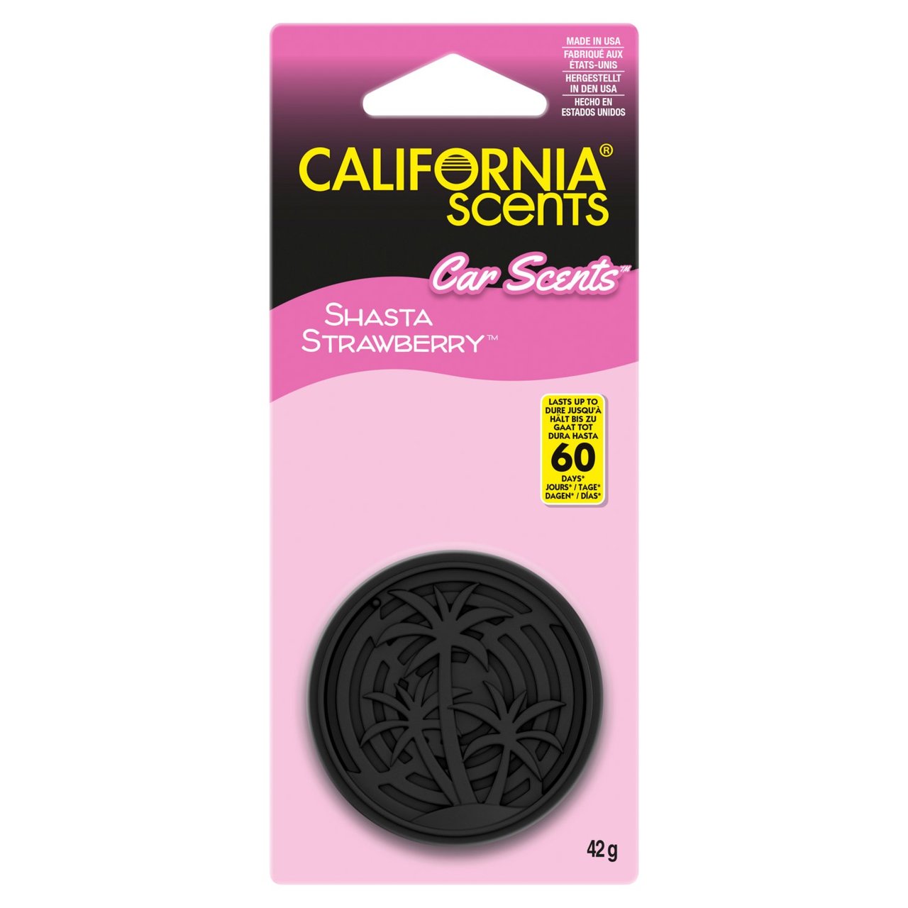 California Scents Car Scents Shasta Strawberry Car Air Freshener