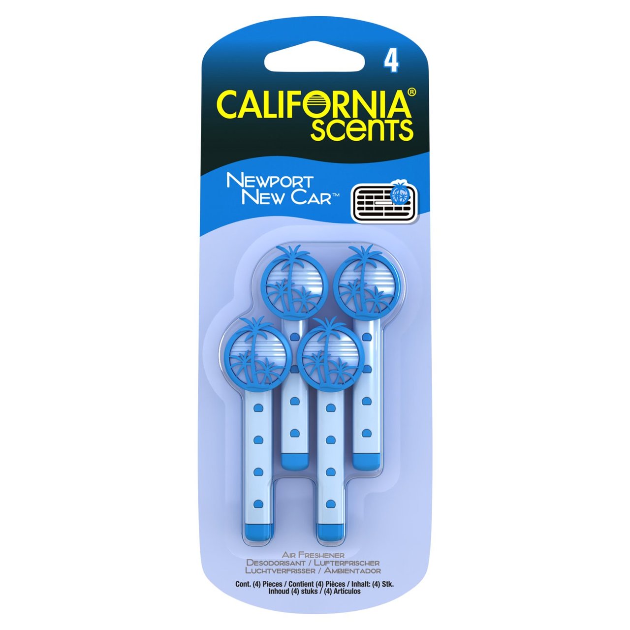 California Scents Newport New Car Vent Sticks Car Air Fresheners