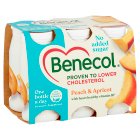 Benecol Peach & Apricot No Added Sugar Yogurt Drink 6x67.5g