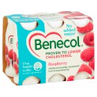 Benecol Raspberry No Added Sugar Yogurt Drink 6x67.5g