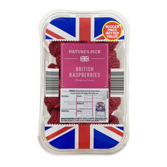 Nature's Pick Raspberries 225g