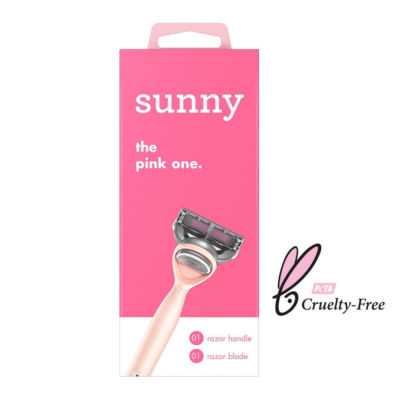 Sunny The Pink One 5 Blade Razor 5 per pack