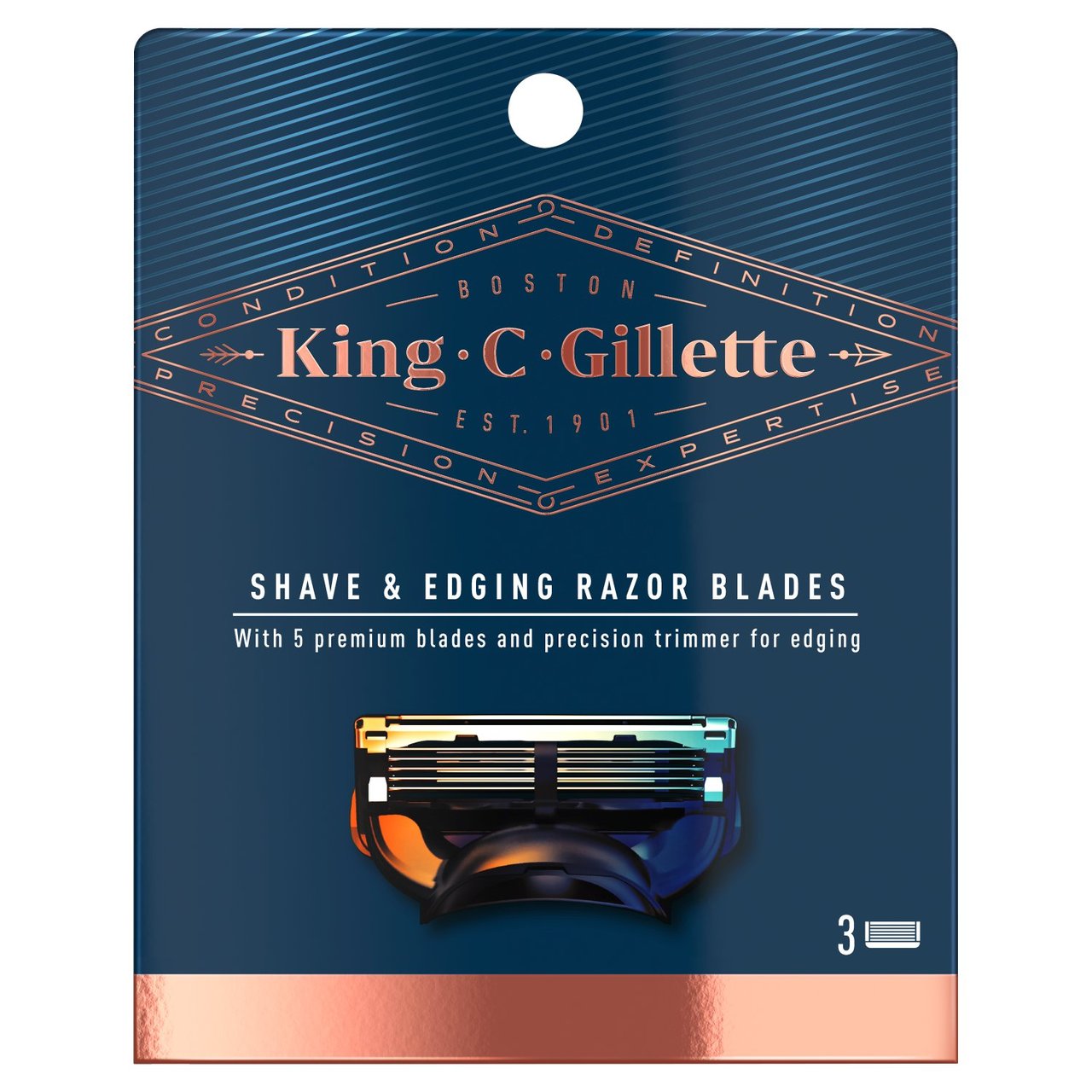 King C. Gillette Shave & Edge Razor Blades