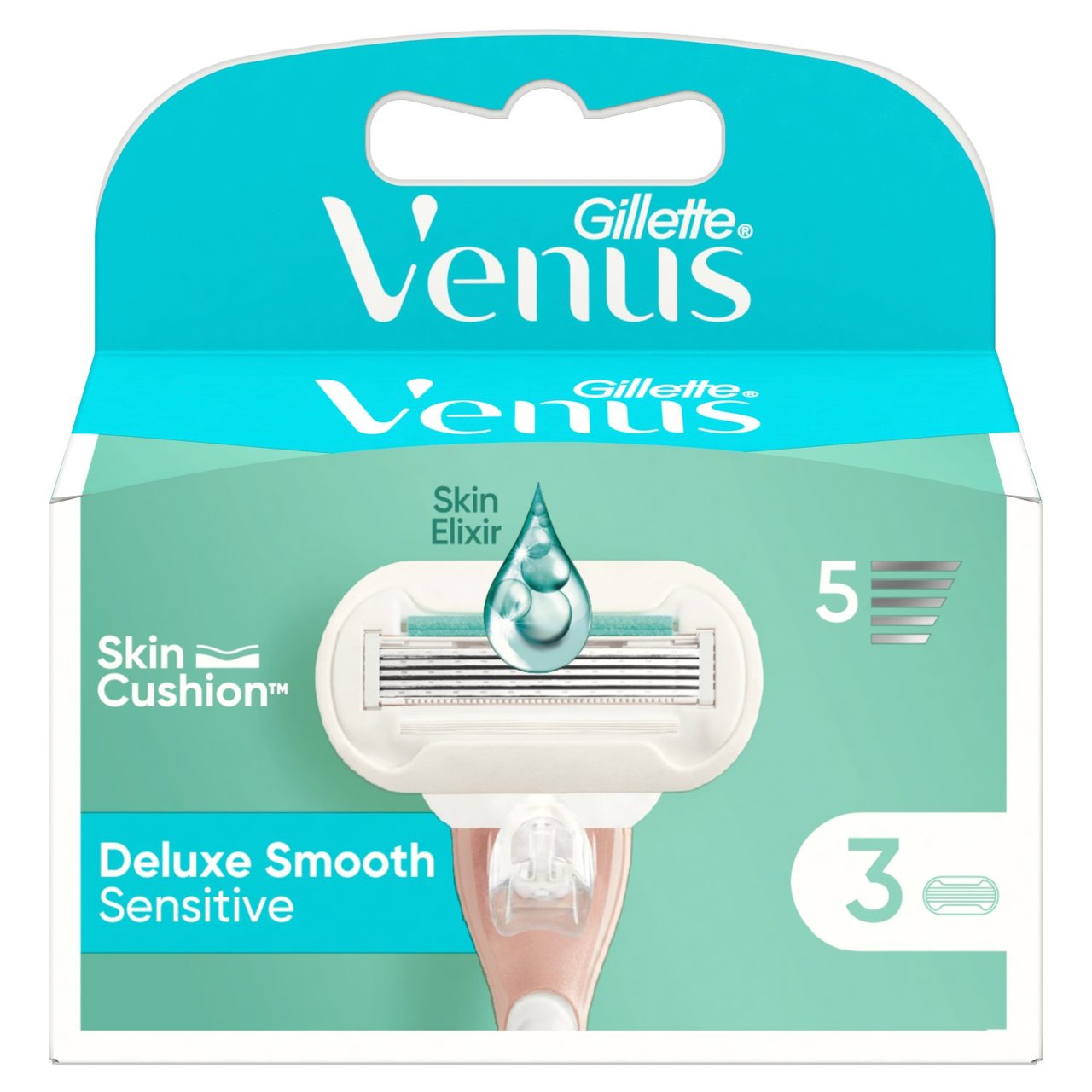 Venus Deluxe Smooth Sensitive Razor Blades