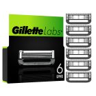 Gillette Labs with Exfoliating Bar & Heated Razor Blades Refills x6