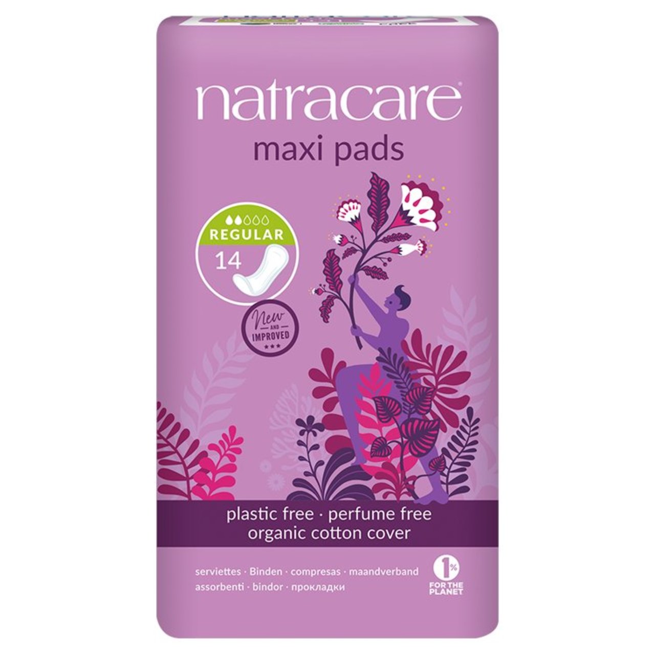 Natracare Maxi Pads Regular 