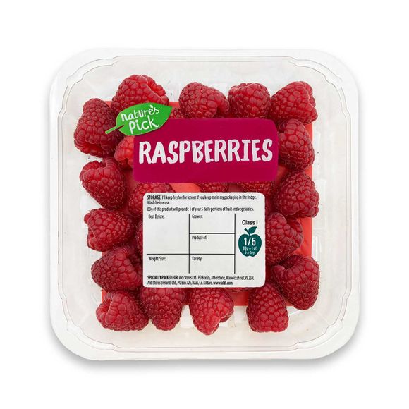 Nature's Pick Raspberries 225g