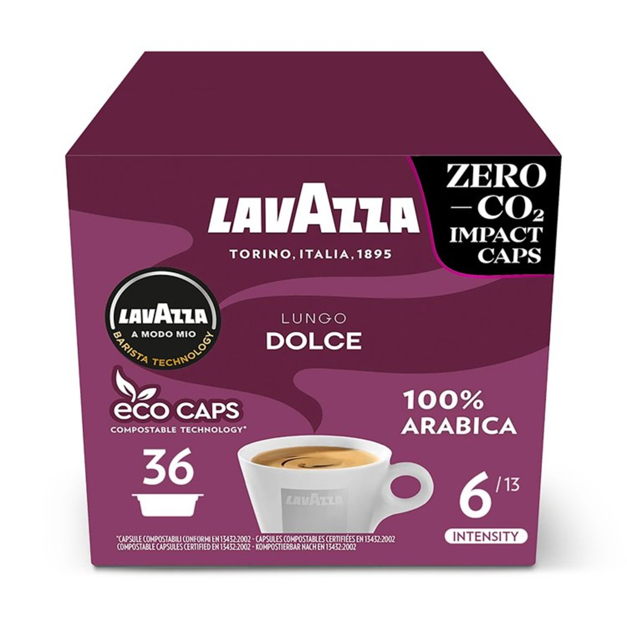 Lavazza A Modo Mio Lungo Dolce Capsules