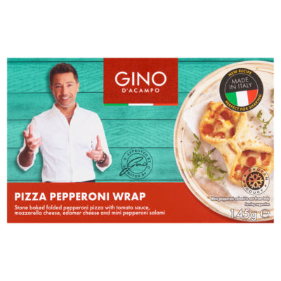 Gino D'Acampo Pizza Pepperoni Wrap 145g