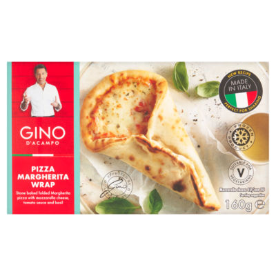 Gino D'Acampo Pizza Margherita Wrap 160g