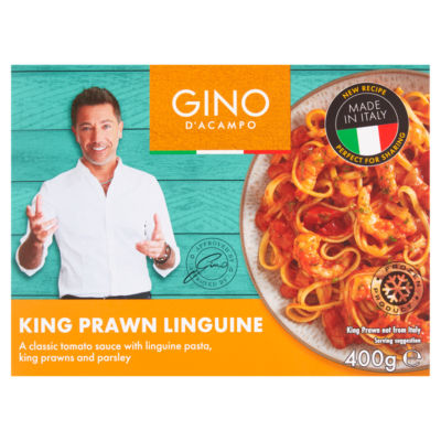 Gino D'Acampo King Prawn Linguine 400g